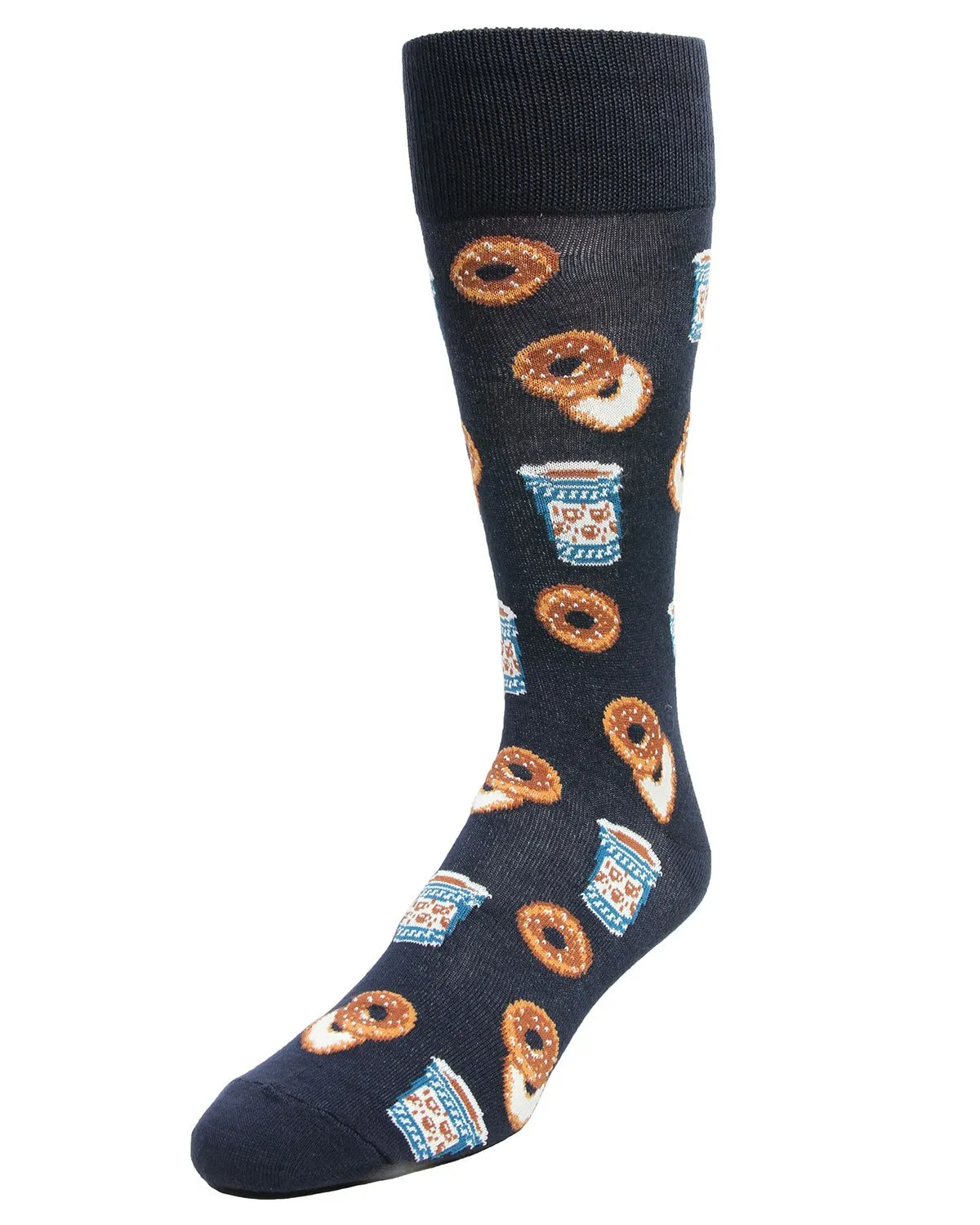 Men's Bagel Shop Bamboo Blend Men's Crew Socks sold by MeMoi product image thumbnail 2