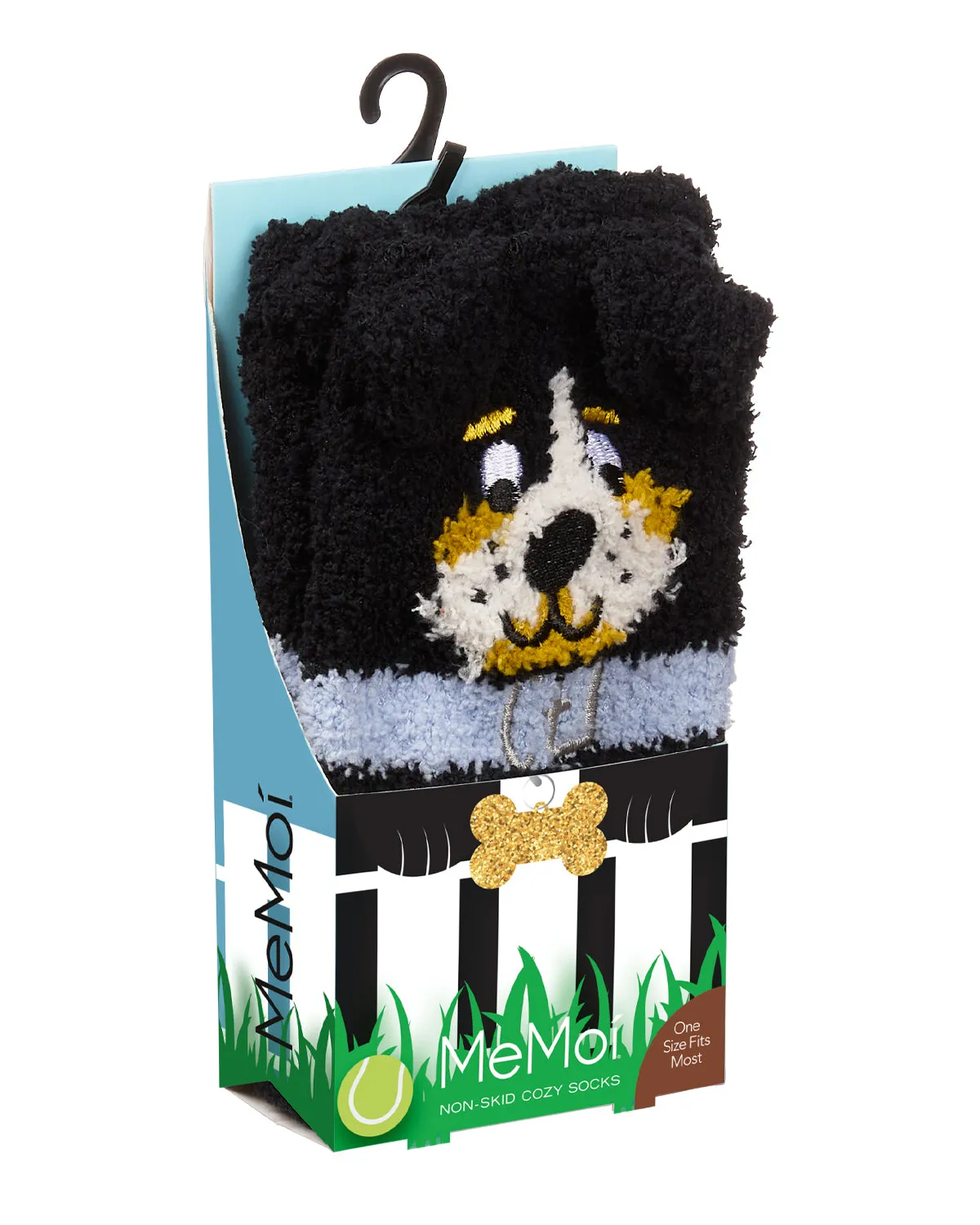 Women's Dog Embellished Plush Crew Socks sold by MeMoi