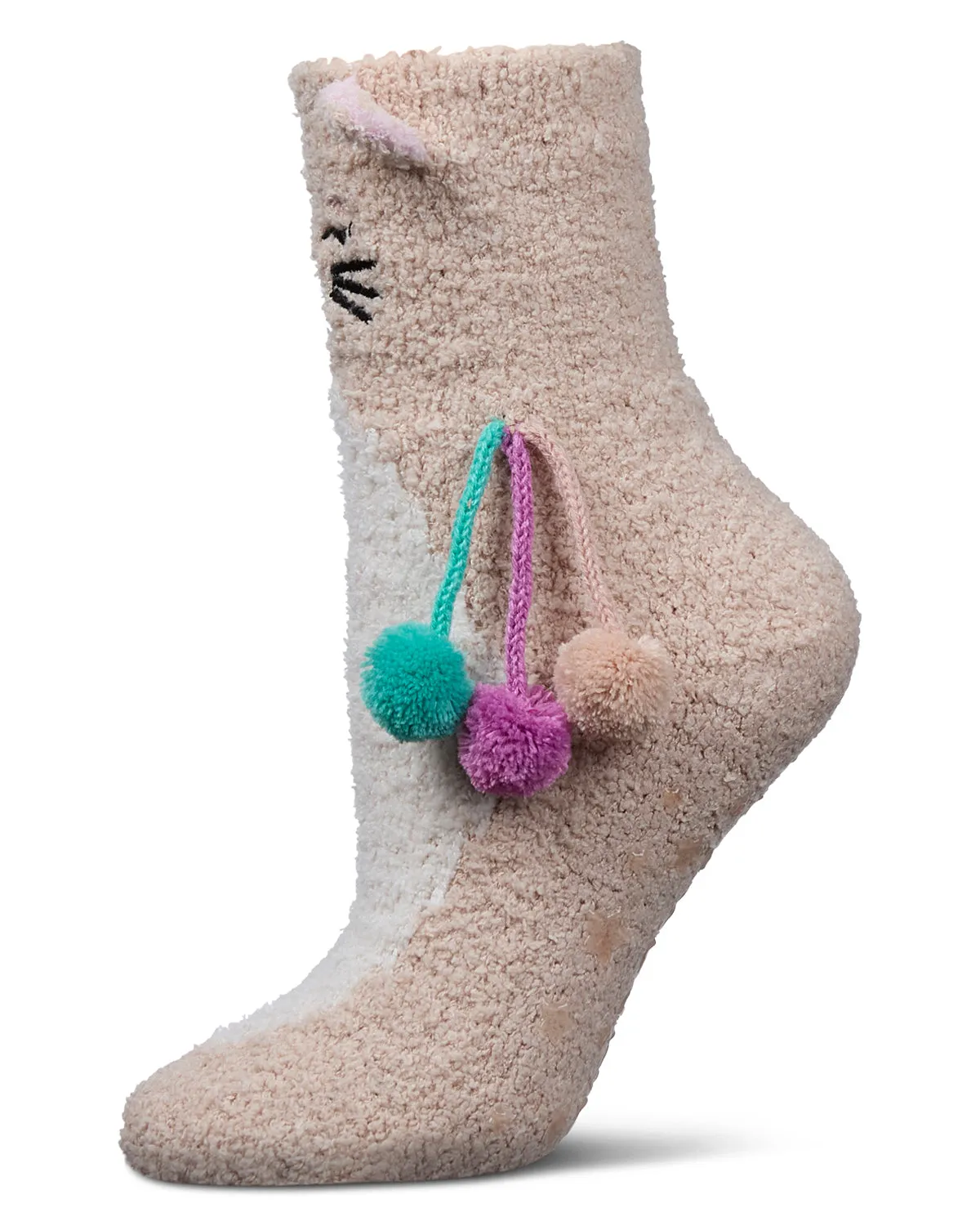 Women's Cat Embellished Plush Crew Socks sold by MeMoi product image thumbnail 3