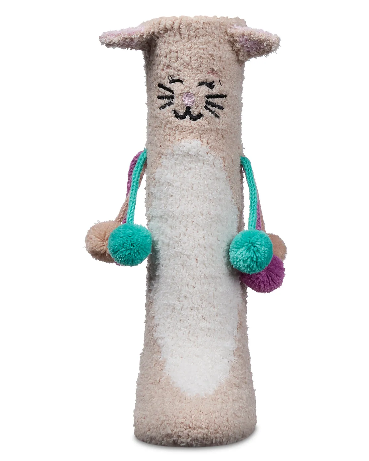 Women's Cat Embellished Plush Crew Socks sold by MeMoi product image thumbnail 2