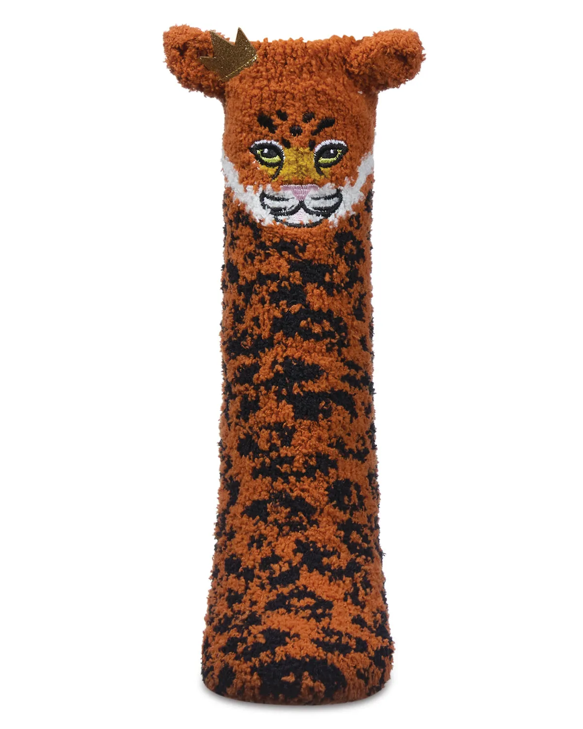 Women's Leopard Embellished Plush Crews sold by MeMoi product image thumbnail 5