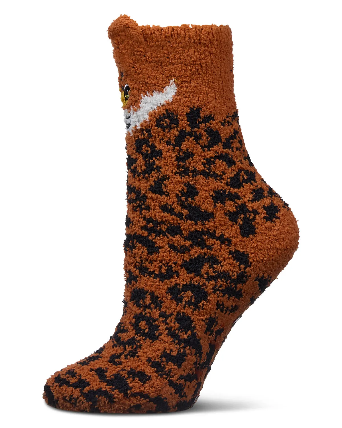 Women's Leopard Embellished Plush Crews sold by MeMoi product image thumbnail 3