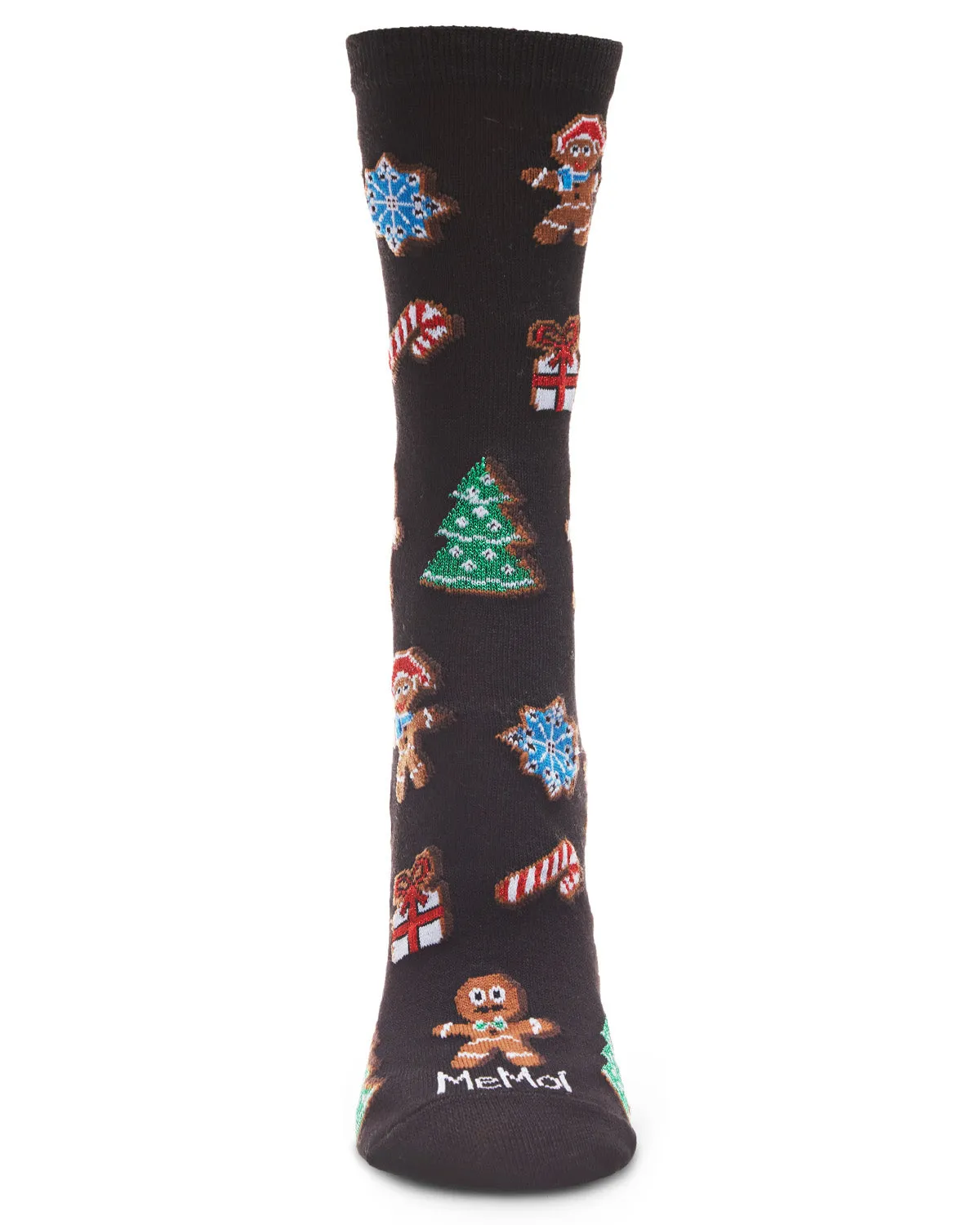 Women's Christmas Cookie Delight Holiday Crew Socks sold by MeMoi product image thumbnail 2