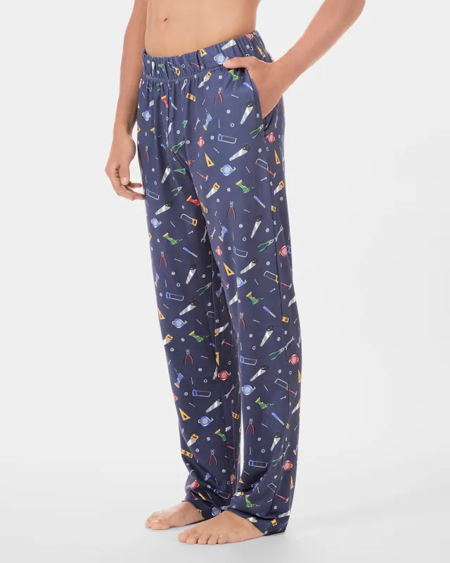 Men's "Tools" Pull-On PJ Pant in a Bag sold by MeMoi