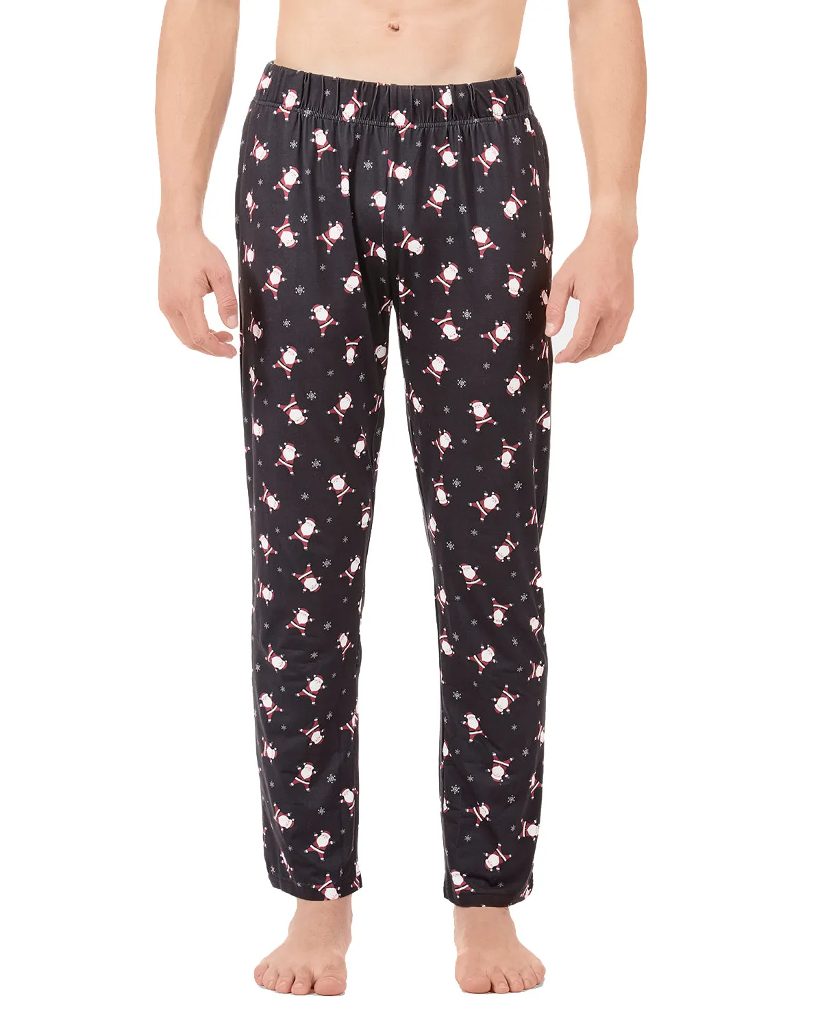 Men's "Tossed Santa" Pull-On PJ Pant in a Bag sold by MeMoi