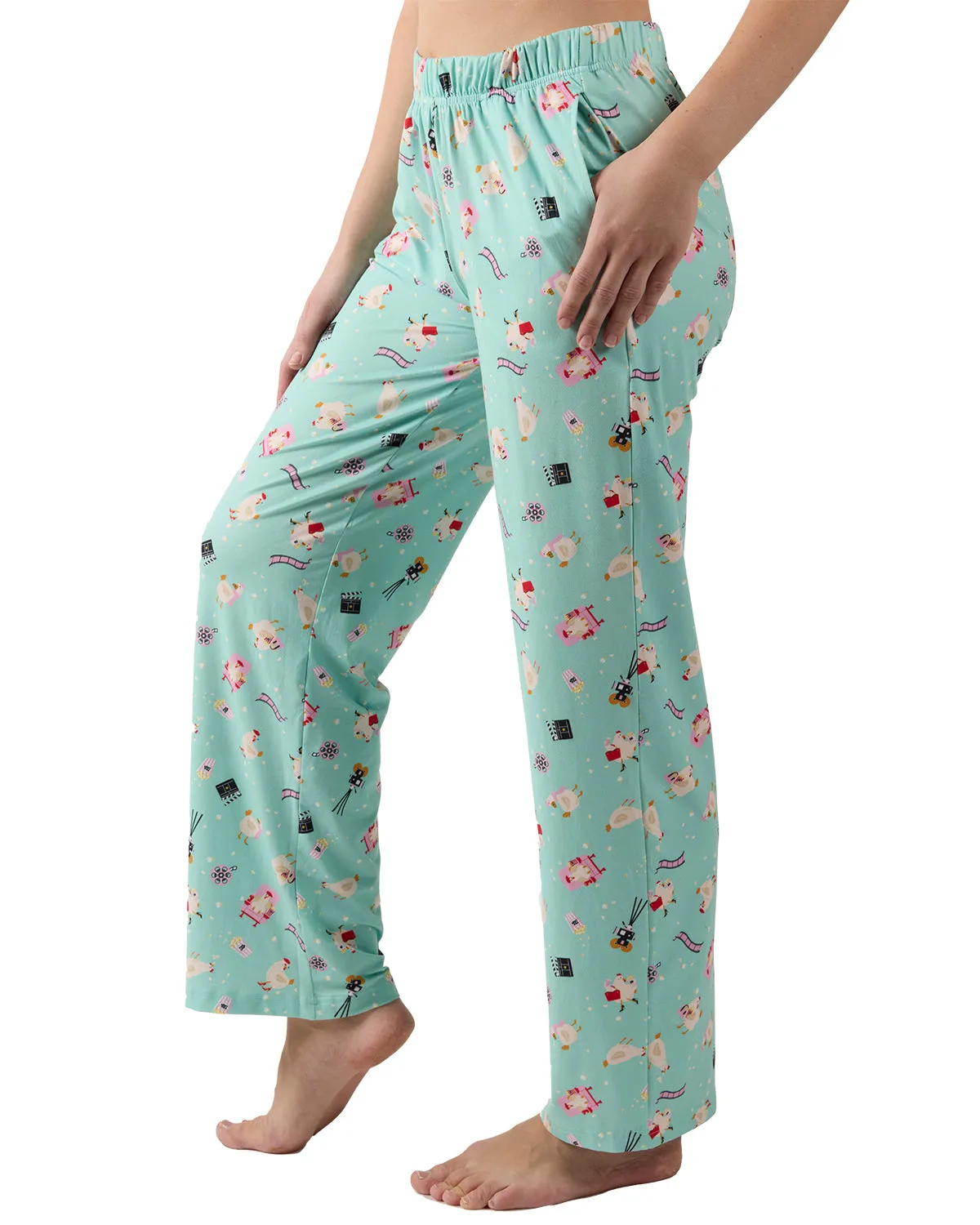 Women's "Netchicks" Pull-On PJ Pant In Bag sold by MeMoi product image thumbnail 2
