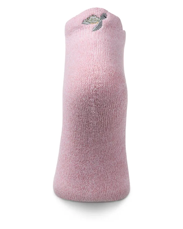 Women's Turtle-Embroidered Half-Cushioned Low Cut Sock sold by MeMoi
