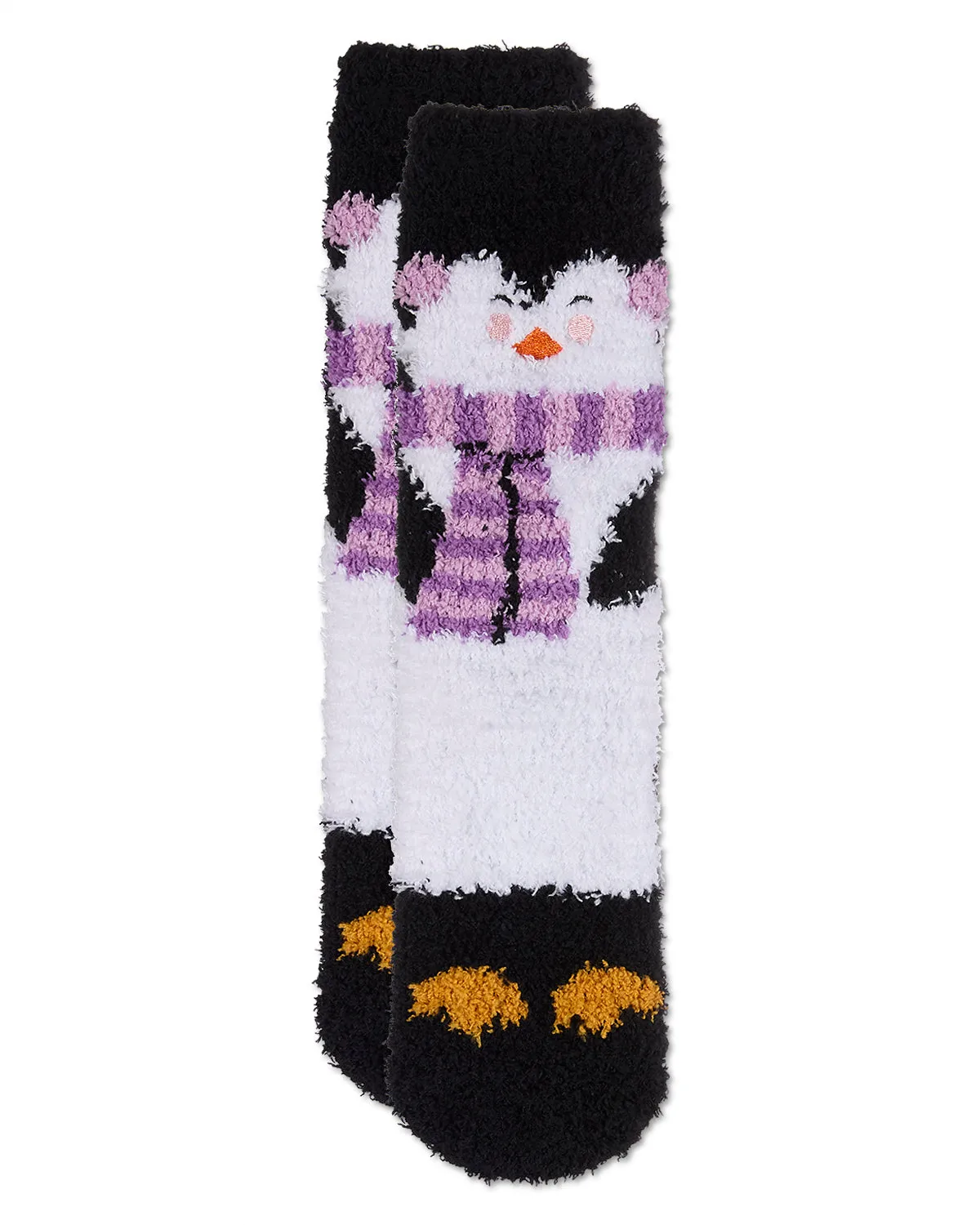 Women's Penguin Mistle Toes Cozy Crew Socks sold by MeMoi product image thumbnail 3