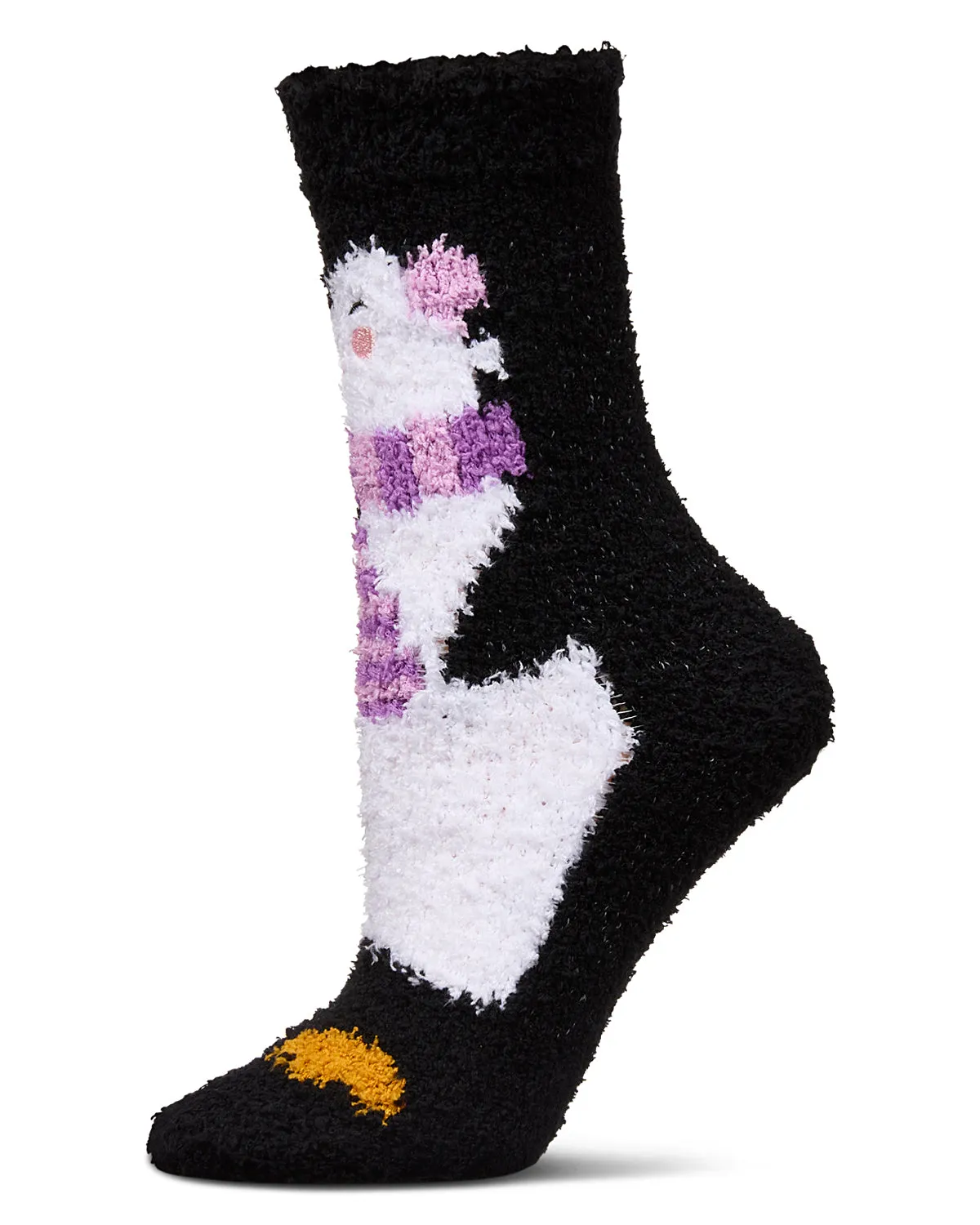 Women's Penguin Mistle Toes Cozy Crew Socks sold by MeMoi product image thumbnail 2