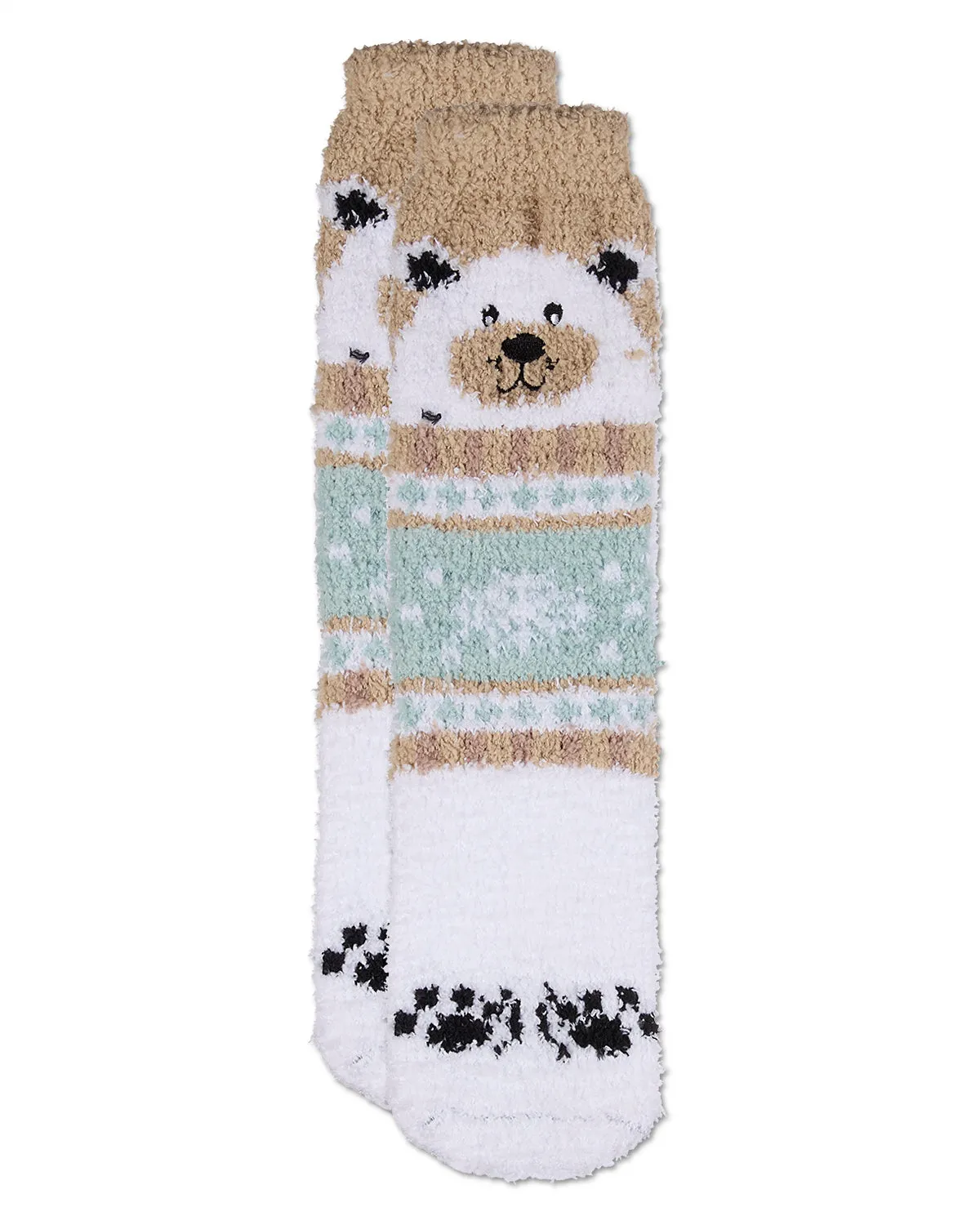 Women's Polar Bear Mistle Toes Cozy Crew Socks sold by MeMoi product image thumbnail 3