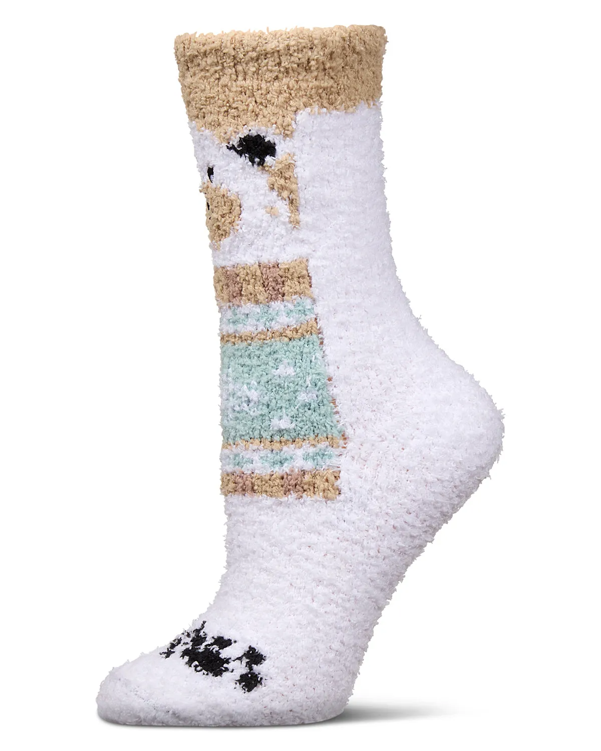 Women's Polar Bear Mistle Toes Cozy Crew Socks sold by MeMoi product image thumbnail 2
