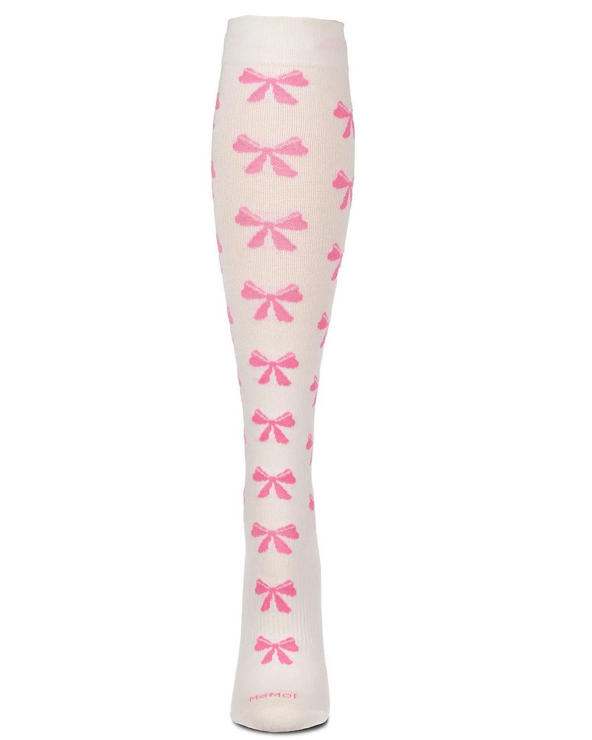 Women's "Bows" Cotton-Blend 18-20 mmHg Graduated Compression Sock sold by MeMoi product image thumbnail 2