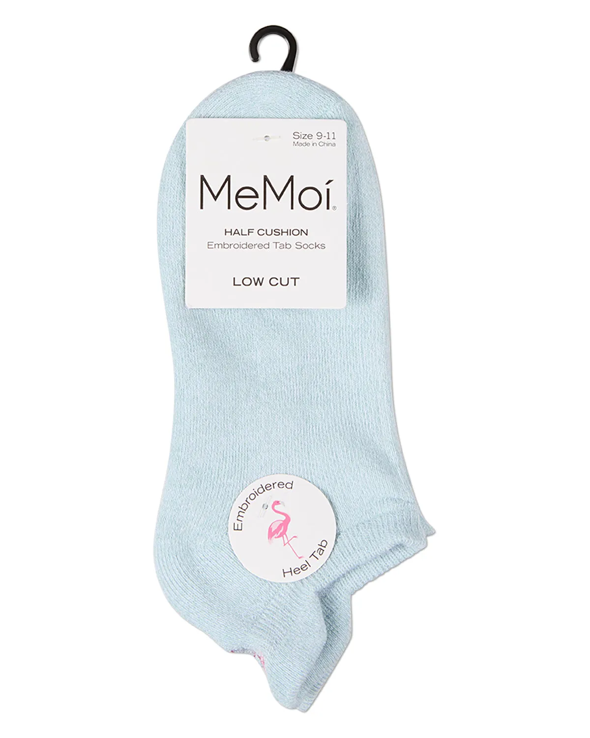 Women's Flamingo-Embroidered Half-Cushioned Low Cut Sock sold by MeMoi product image thumbnail 5