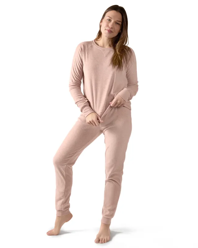 Women's 2 Piece Cozy Fleece Matching Jogger Pants Set sold by MeMoi