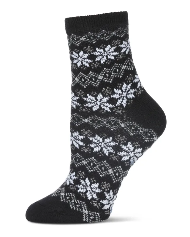 Women's Snowflakes Plush Cabin Socks sold by MeMoi