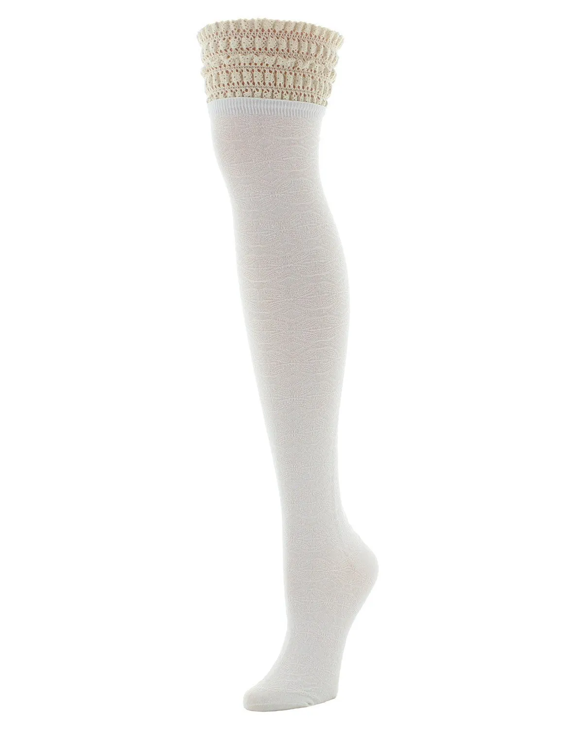 Women's Romance Rounds Over The Knee Socks sold by MeMoi product image thumbnail 3