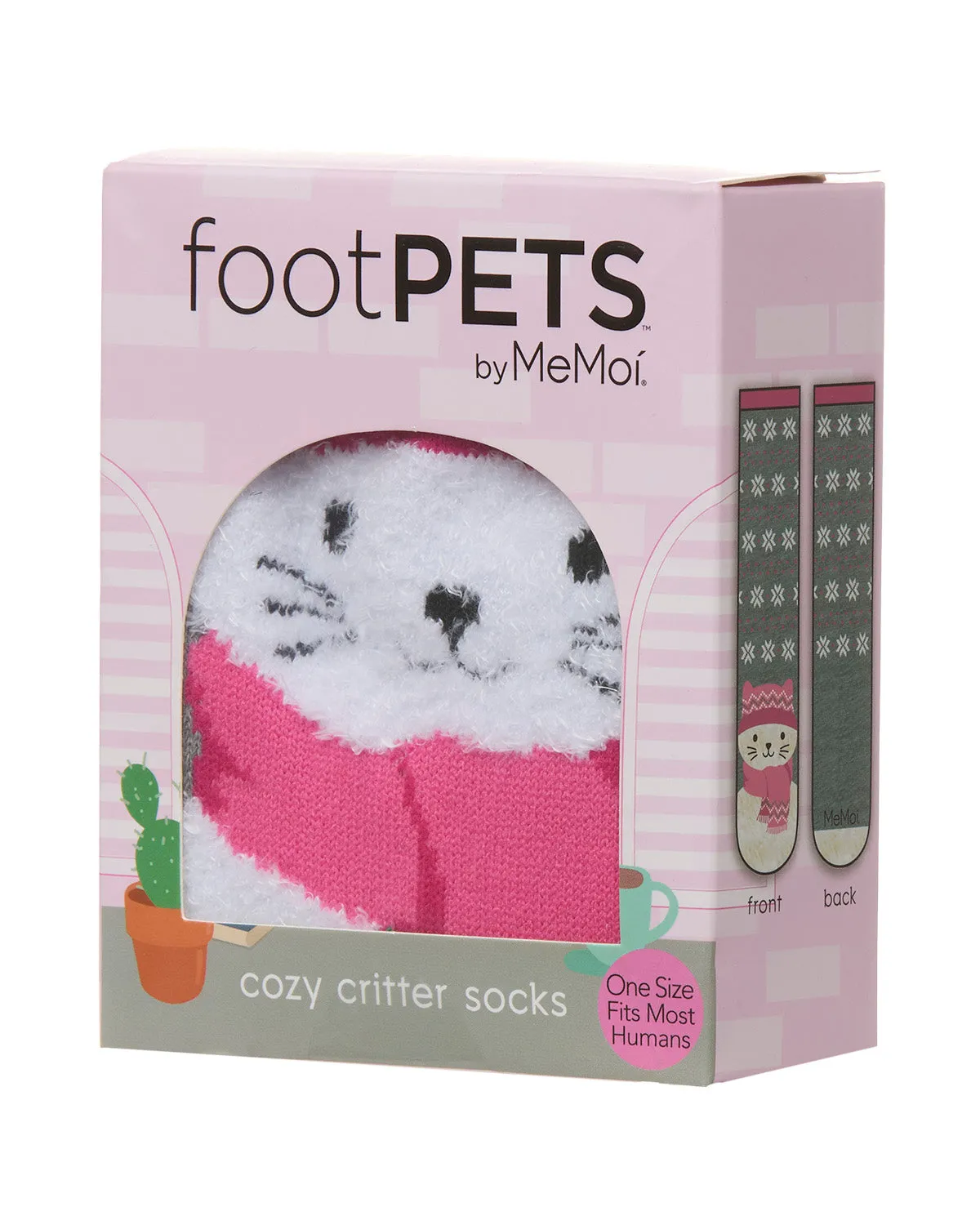 Women's Foot Pet Cat Crew Socks sold by MeMoi product image thumbnail 5