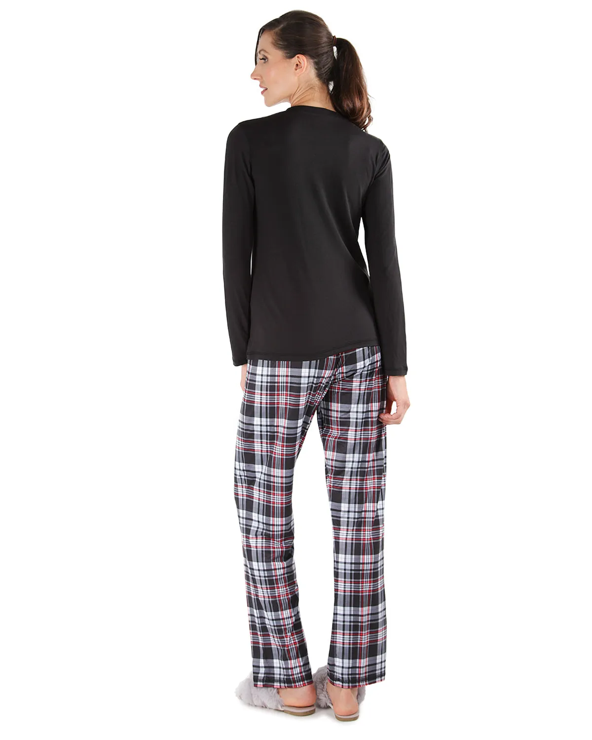 Women's 2 Piece Dear Santa Nice-ish Christmas Two- Piece PJ Set sold by MeMoi product image thumbnail 2