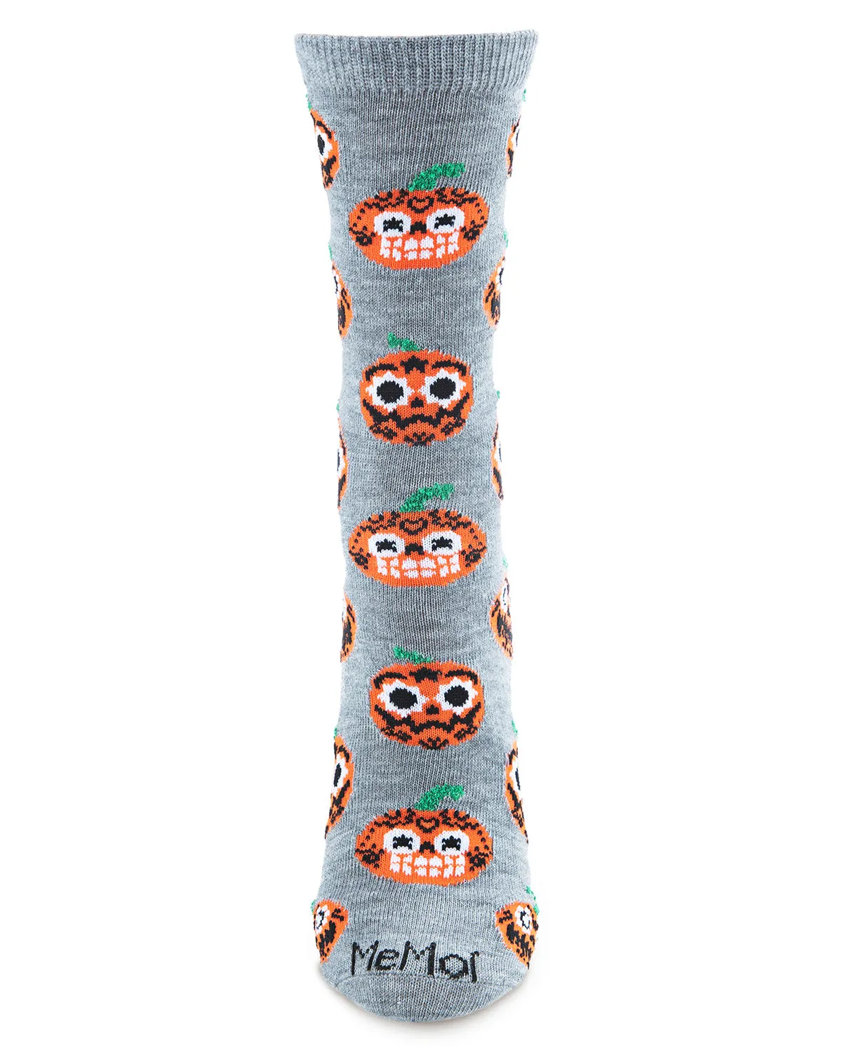 Women's Spooky Pumpkins Crew Socks sold by MeMoi product image thumbnail 2