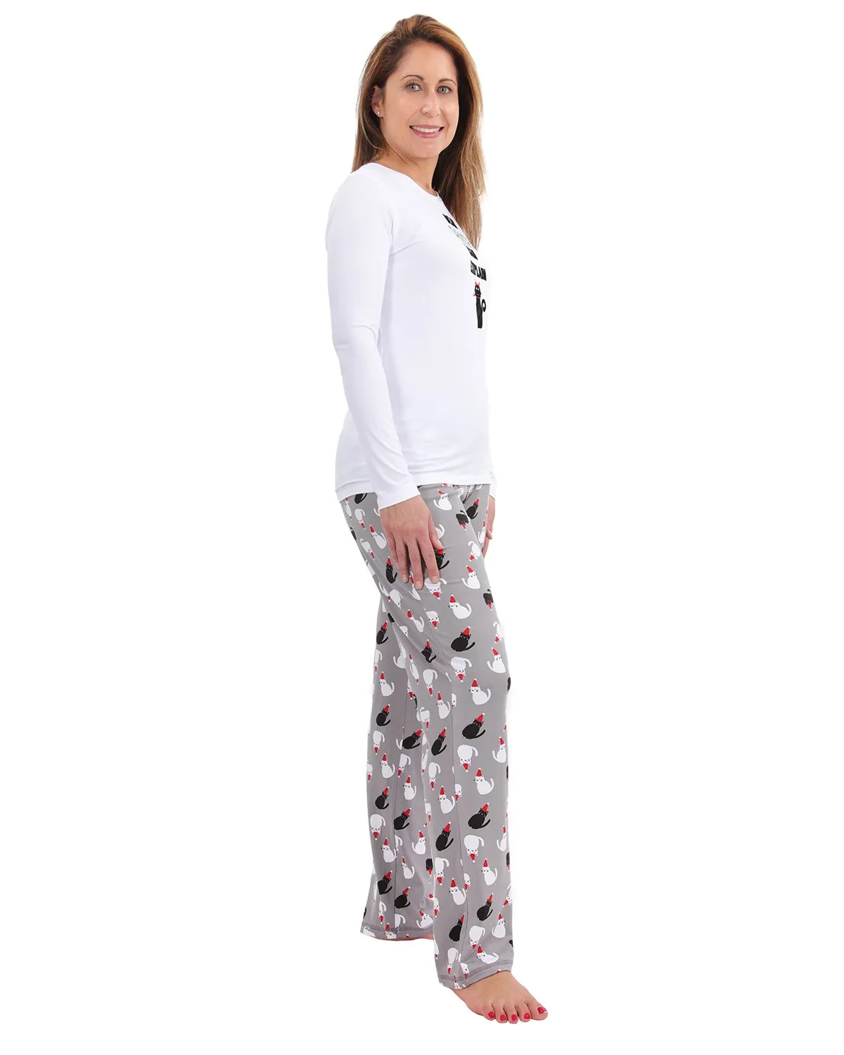 Women's Christmas Dear Santa I Can Explain Two-Piece PJ Set sold by MeMoi product image thumbnail 3