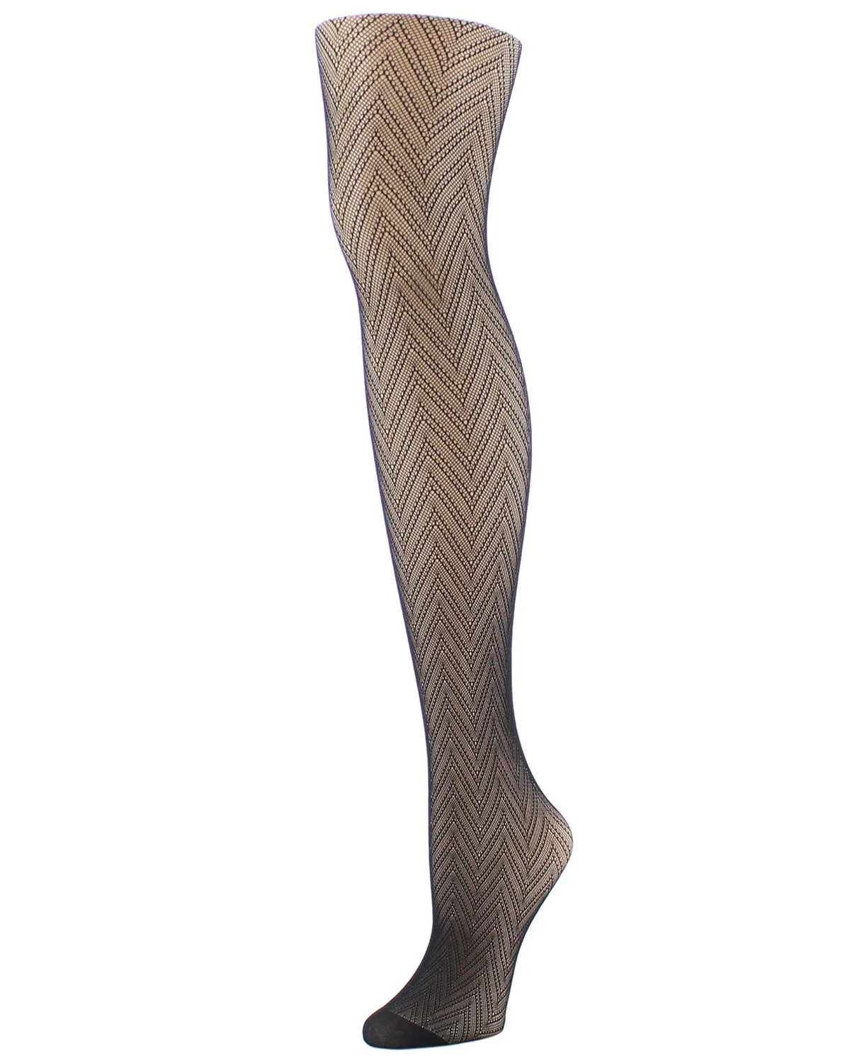 Women's Herringbone-Net Sheer-to-Waist Textured Tights sold by MeMoi