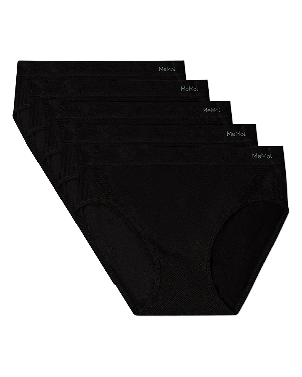5 Pair Women's Seamless Honeycomb-Pattern Tag-Free Hipster Panties sold by MeMoi product image thumbnail 3