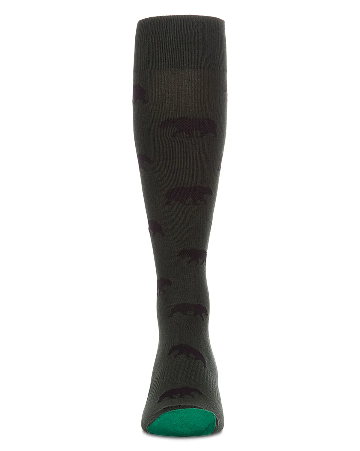 Unisex "Black Bear" Cotton-Blend Compression Knee Sock (15-20 mmHg) sold by MeMoi product image thumbnail 2