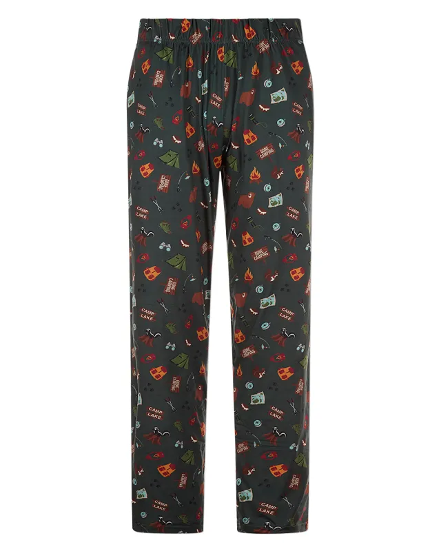 Men's "Life Is Better By The Campfire" Giftable Pajama Pant In Bag made by MeMoi