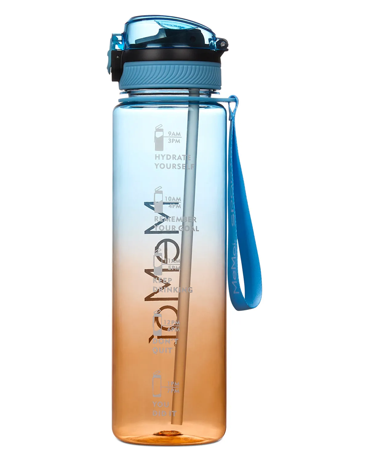 MeMoi Promo Straw Water Bottle sold by MeMoi
