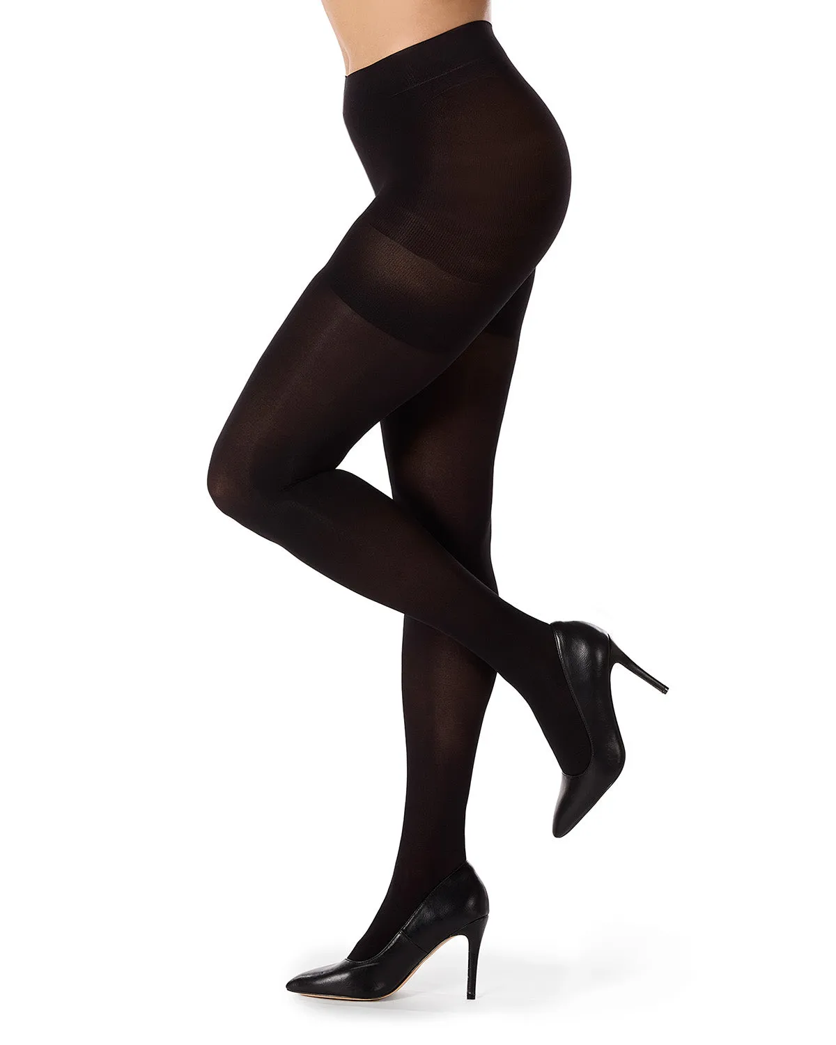 6 Pair Women's Opaque Super Control Top 60-Denier Tights sold by MeMoi