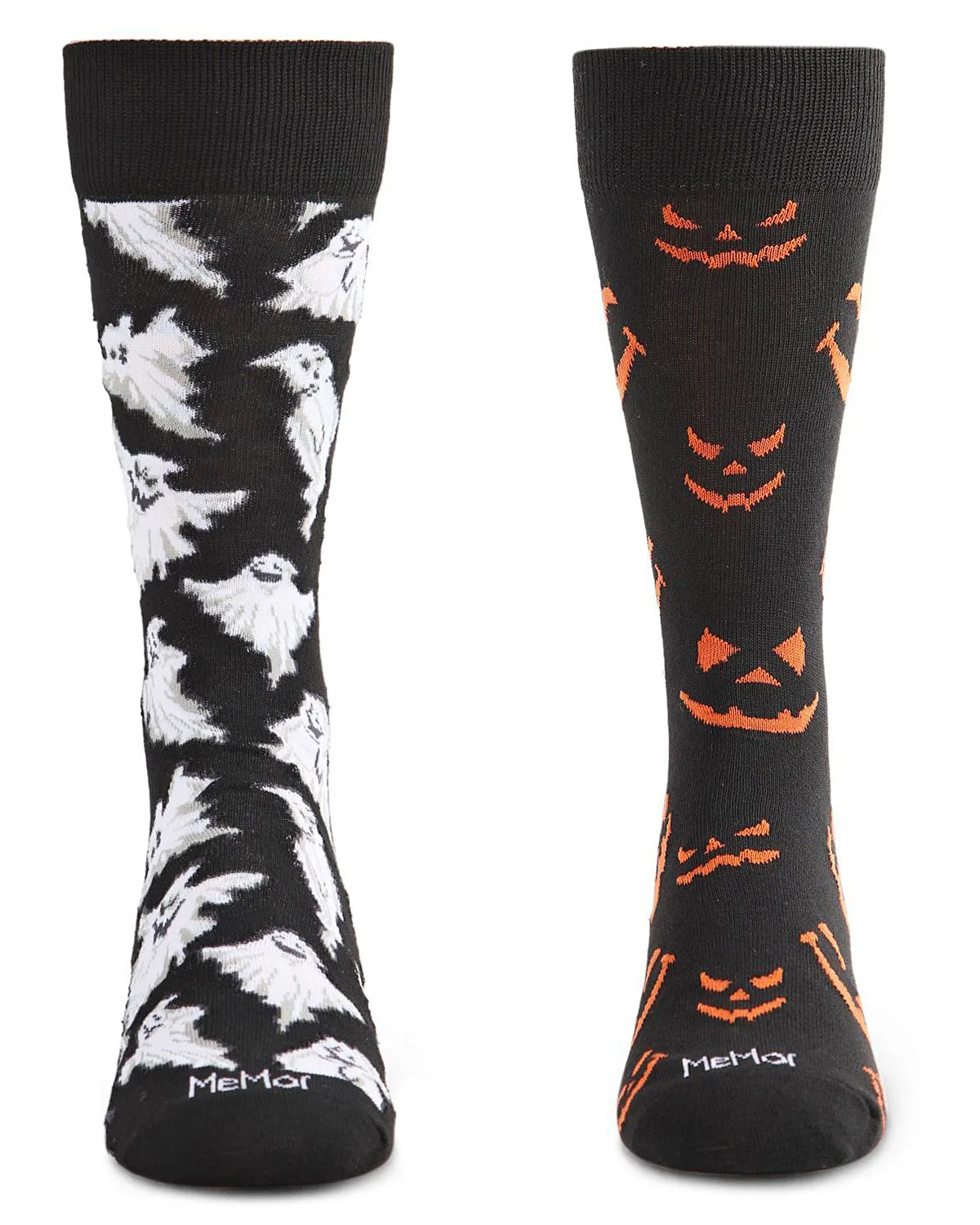 2 Pair Men's Halloween Rayon-Rich Fine-Gauge Novelty Crew Socks sold by MeMoi product image thumbnail 2
