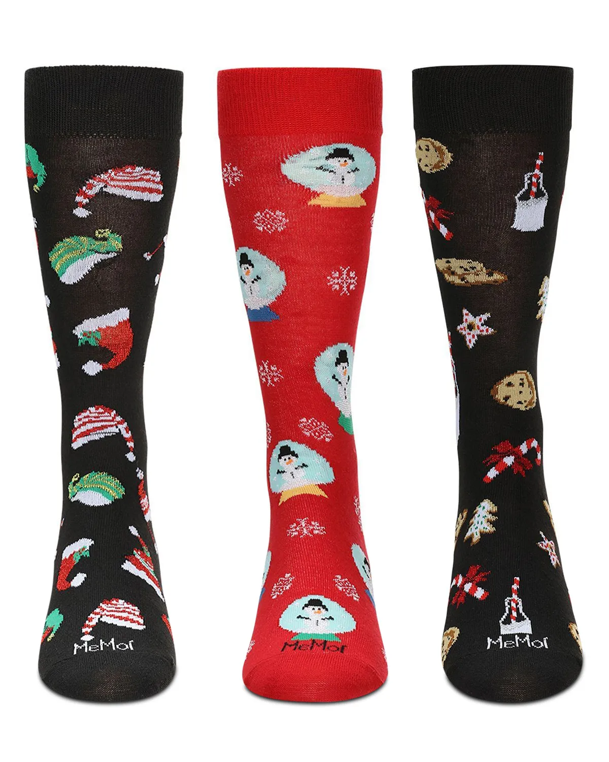 Men's 3 Pair Pack Holiday Novelty Crew Socks sold by MeMoi product image thumbnail 4