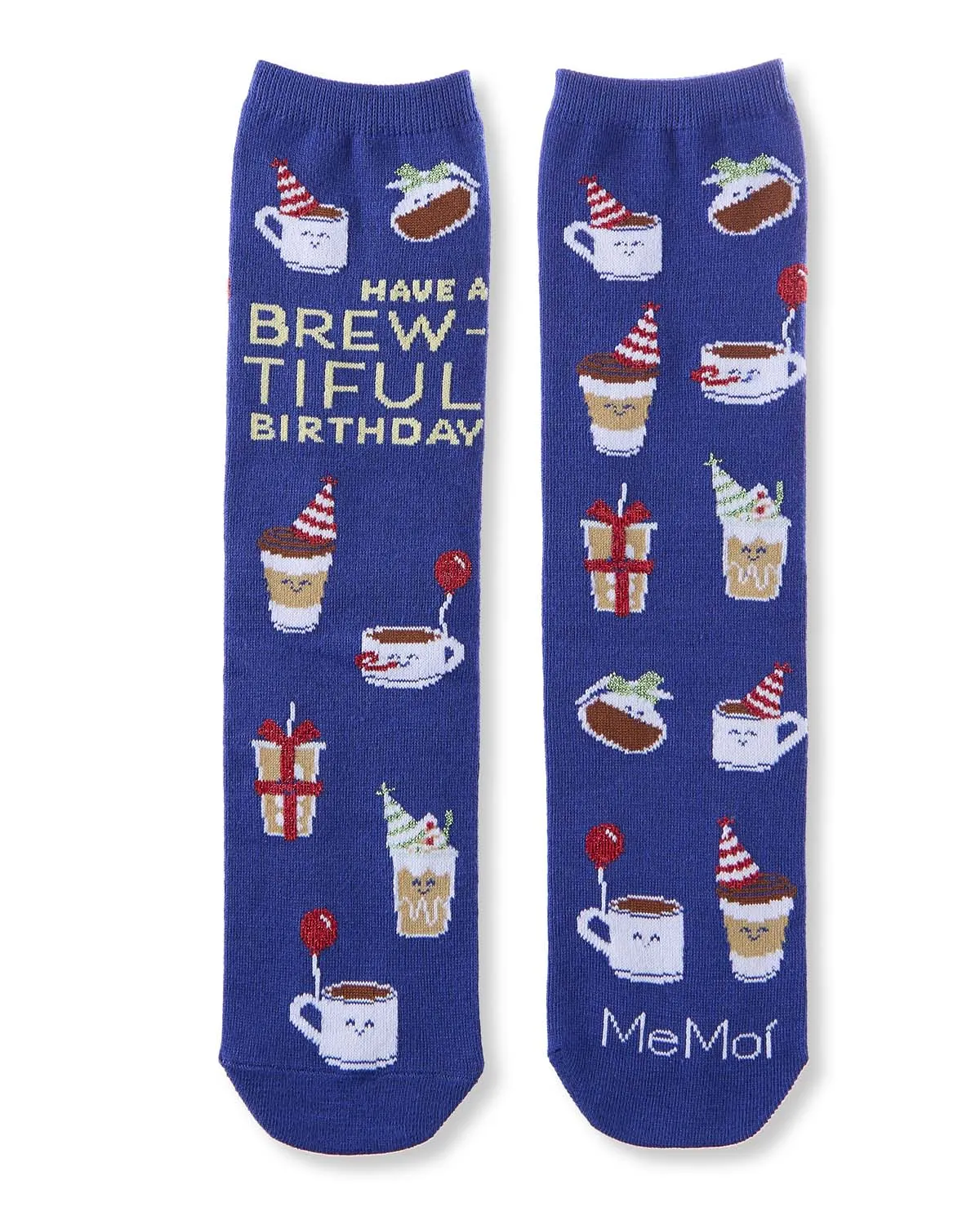 Women's "Have A Brew-Tiful Birthday" Greeting Card Novelty Sock sold by MeMoi product image thumbnail 5
