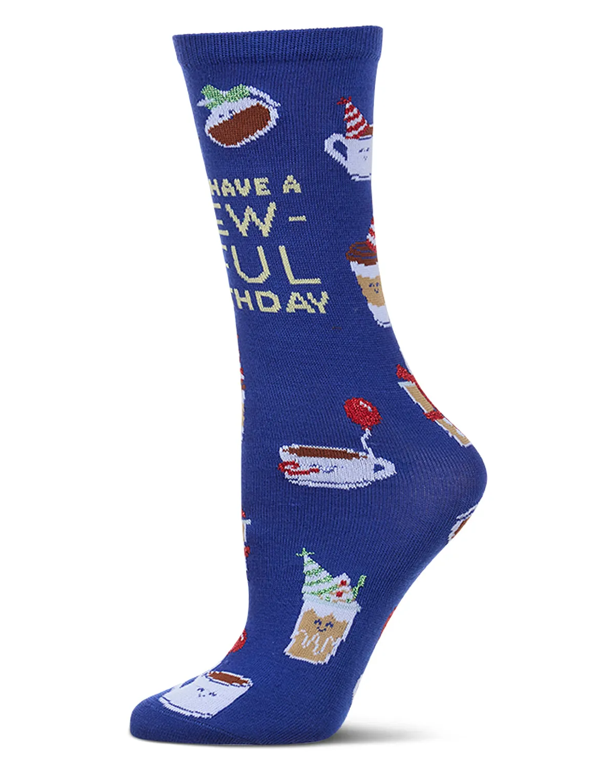 Women's "Have A Brew-Tiful Birthday" Greeting Card Novelty Sock sold by MeMoi product image thumbnail 2