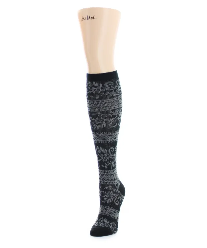 Compu Garden Cotton Blend Knee High Sock made by MeMoi