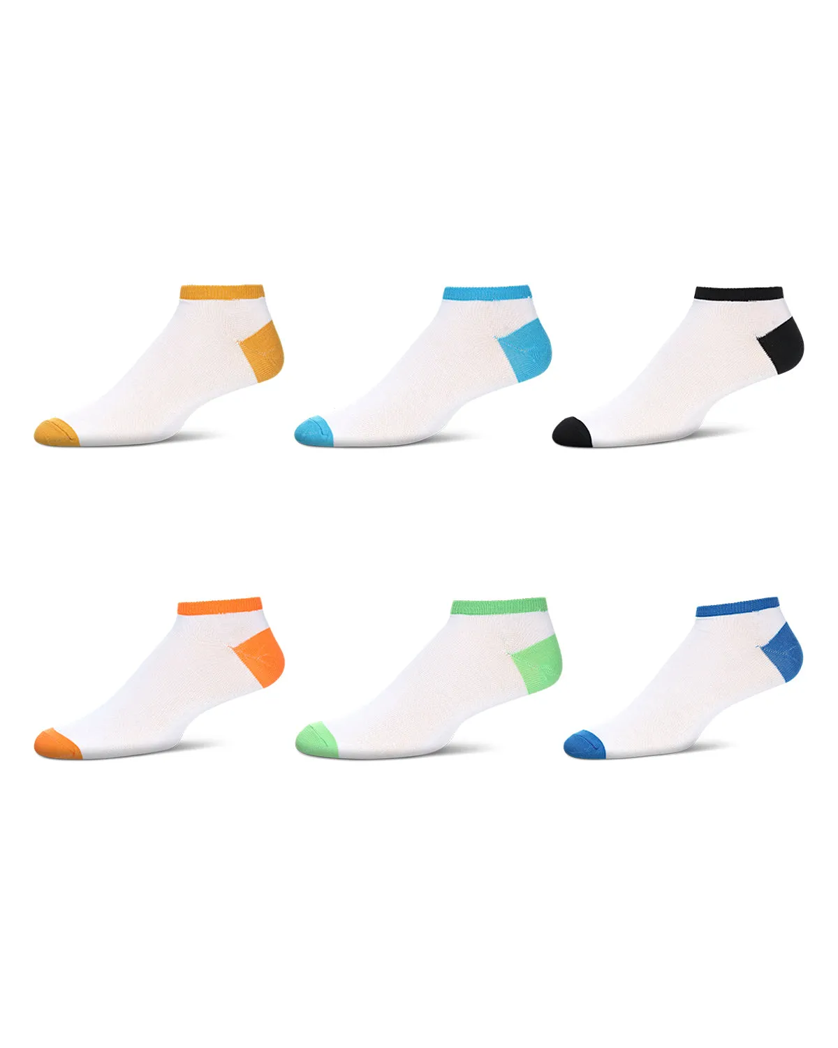 Rim Topped Low-Cut Socks 6-Pack sold by MeMoi