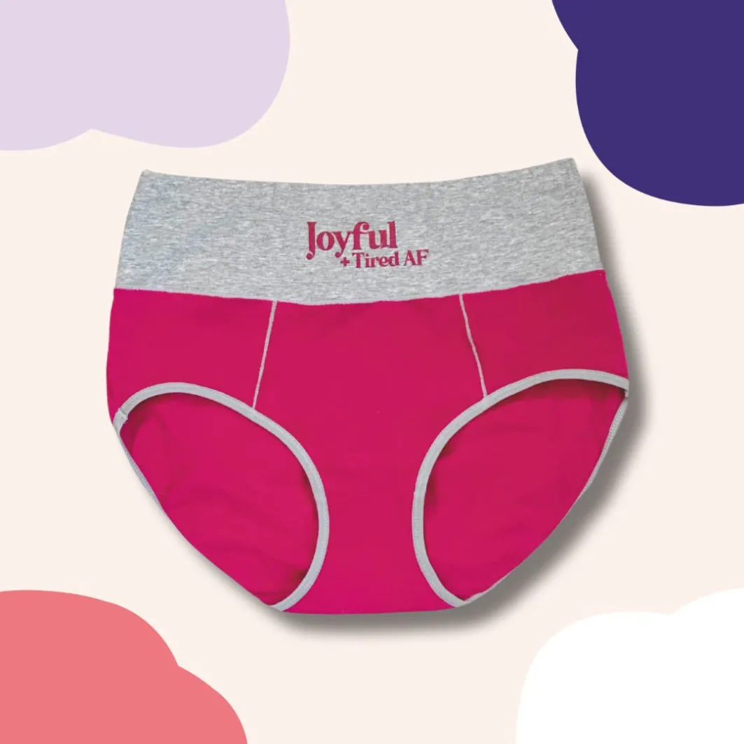 Joyful + Tired AF sold by Postpartum Panty Party product image thumbnail 3
