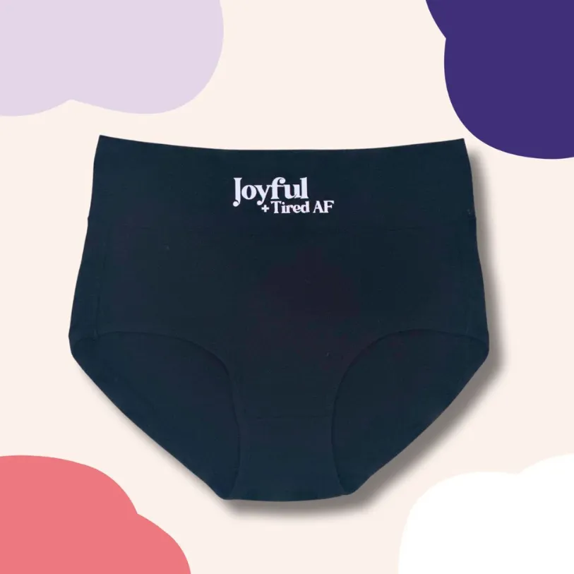 Joyful + Tired AF sold by Postpartum Panty Party product image thumbnail 4