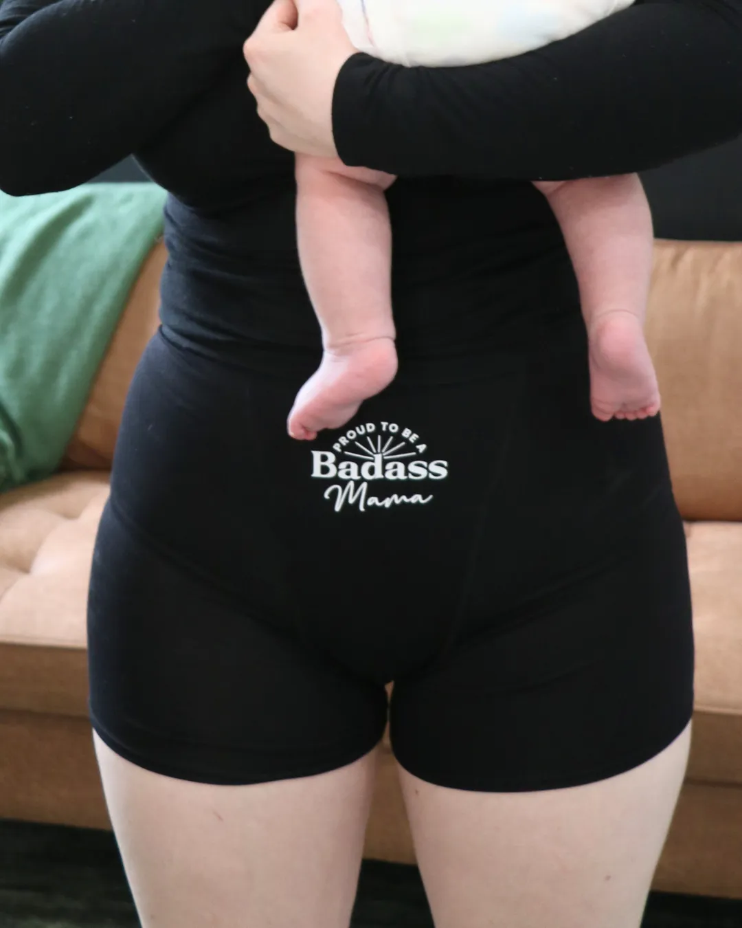 Boyshorts Period Panty: Proud To Be A Badass Mama sold by Postpartum Panty Party
