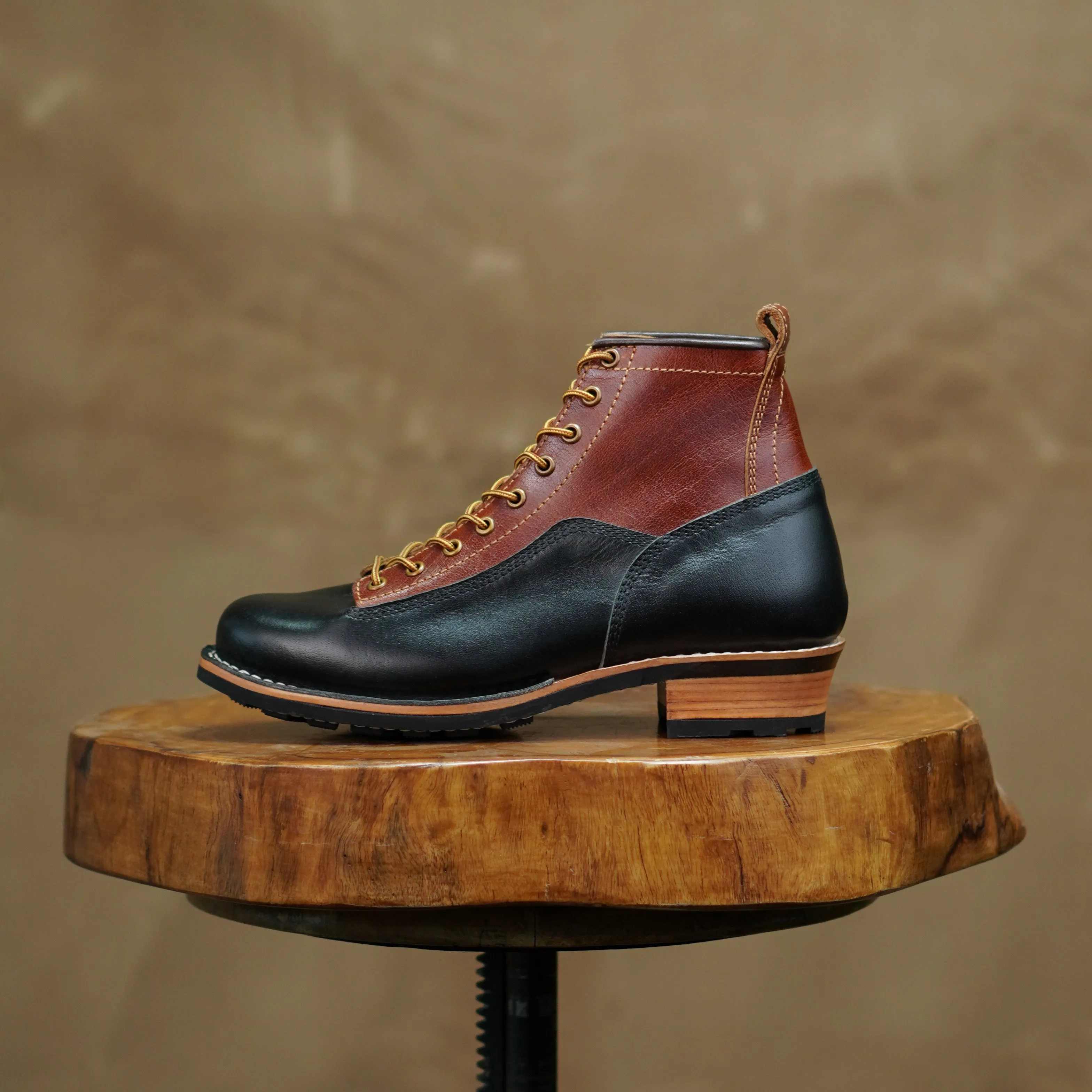 Outlander Boots 6" (Black & Tan) sold by Craft and Glory product image thumbnail 4