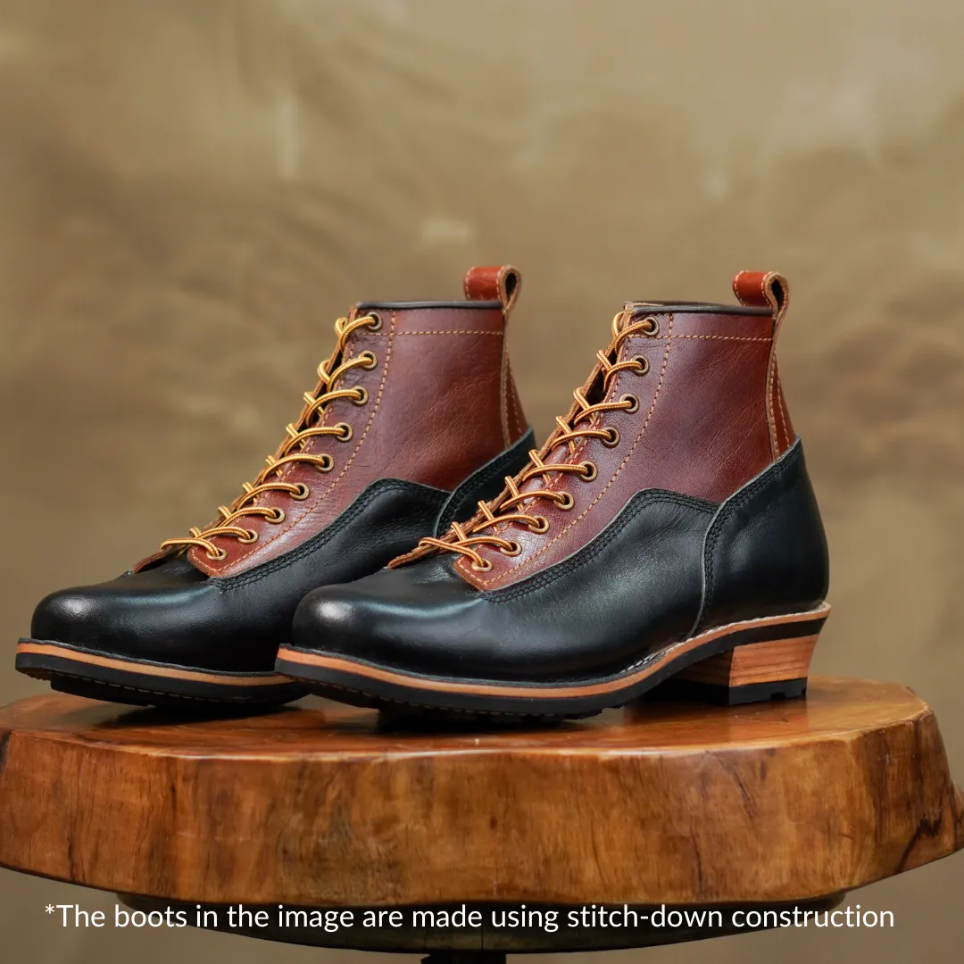 Outlander Boots 6" (Black & Tan) sold by Craft and Glory product image thumbnail 3