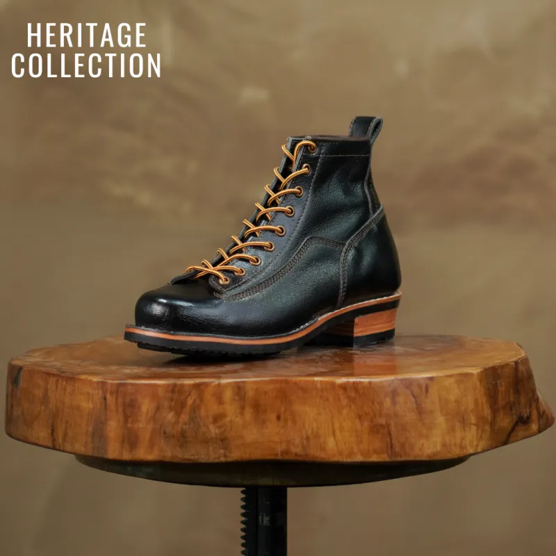 Outlander Boots 6" (Raven Black) sold by Craft and Glory