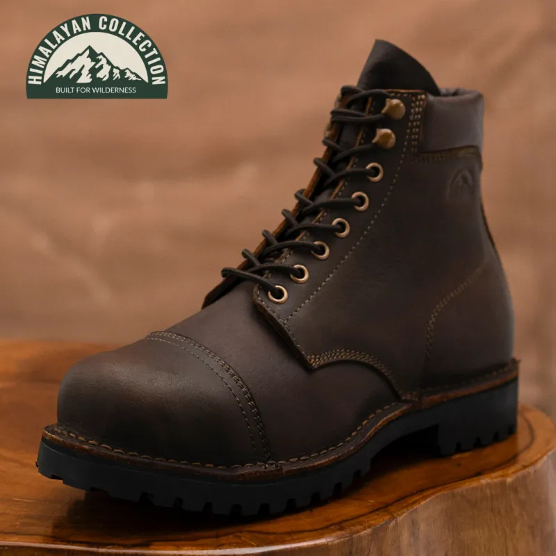 Women Himalayan Trailmaster Boots 6" (Vintage Brown) Water Repellent made by Craft and Glory