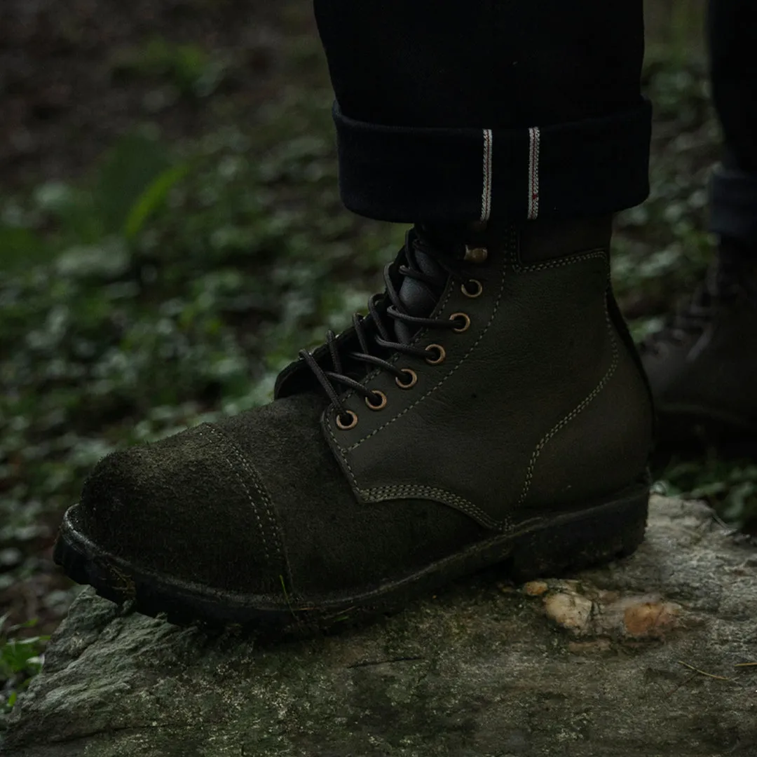Himalayan Trailmaster Boots 6" (Grizzly Green Roughout) Water Repellent sold by Craft and Glory product image thumbnail 5