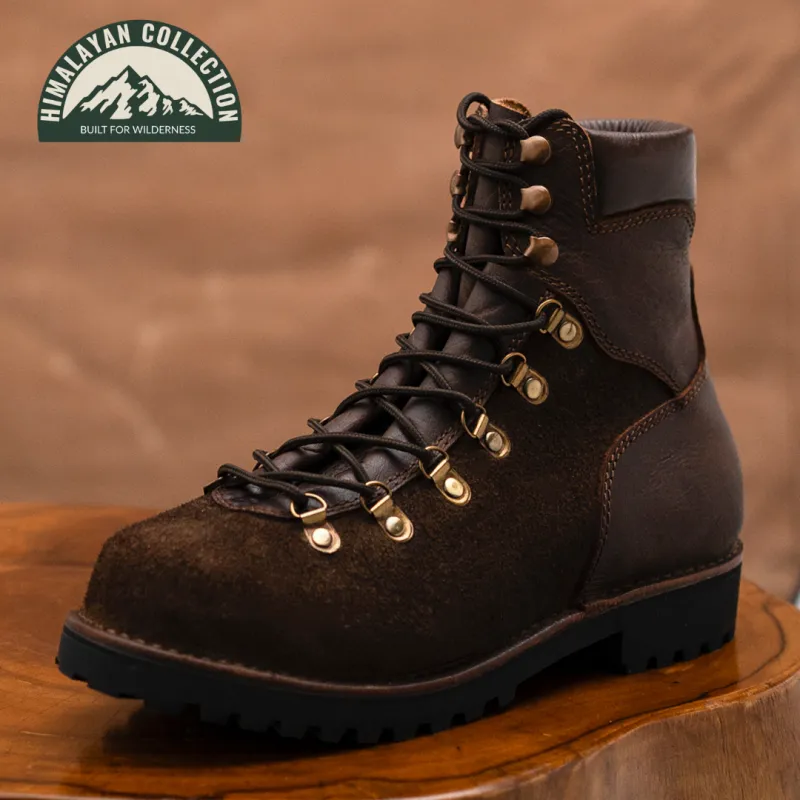 Himalayan Hiker Boots 6" (Grizzly Brown Roughout) Water Repellent sold by Craft and Glory