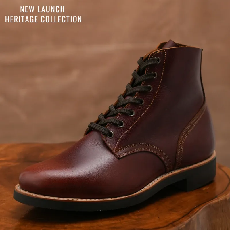 The Craft Boondocker Boots (Saddle Tan) Goodyear Welted sold by Craft and Glory