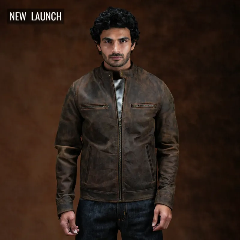 Speed Racer Jacket (Vintage Brown) sold by Craft and Glory