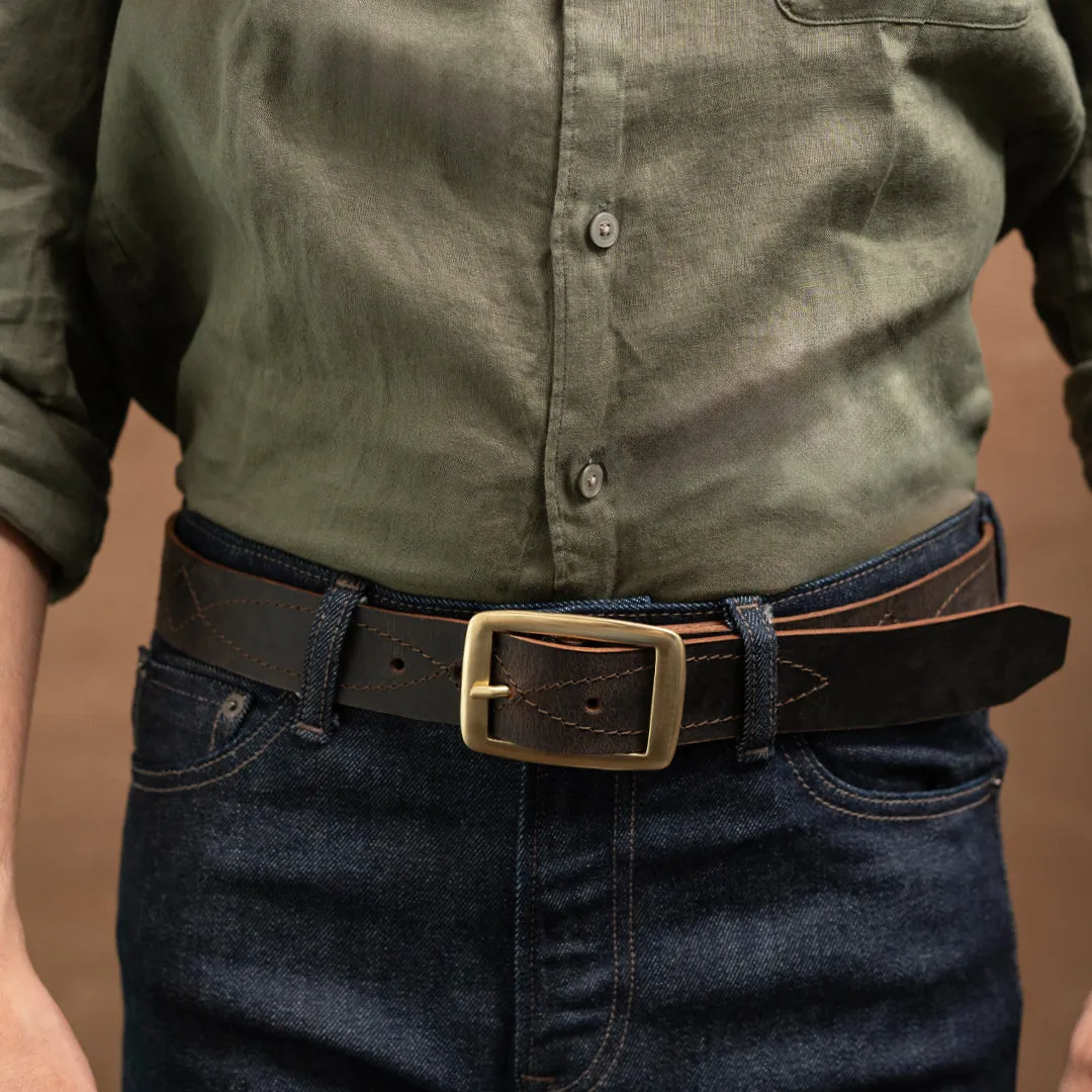 Westin Belt (Vintage Brown) sold by Craft and Glory product image thumbnail 2