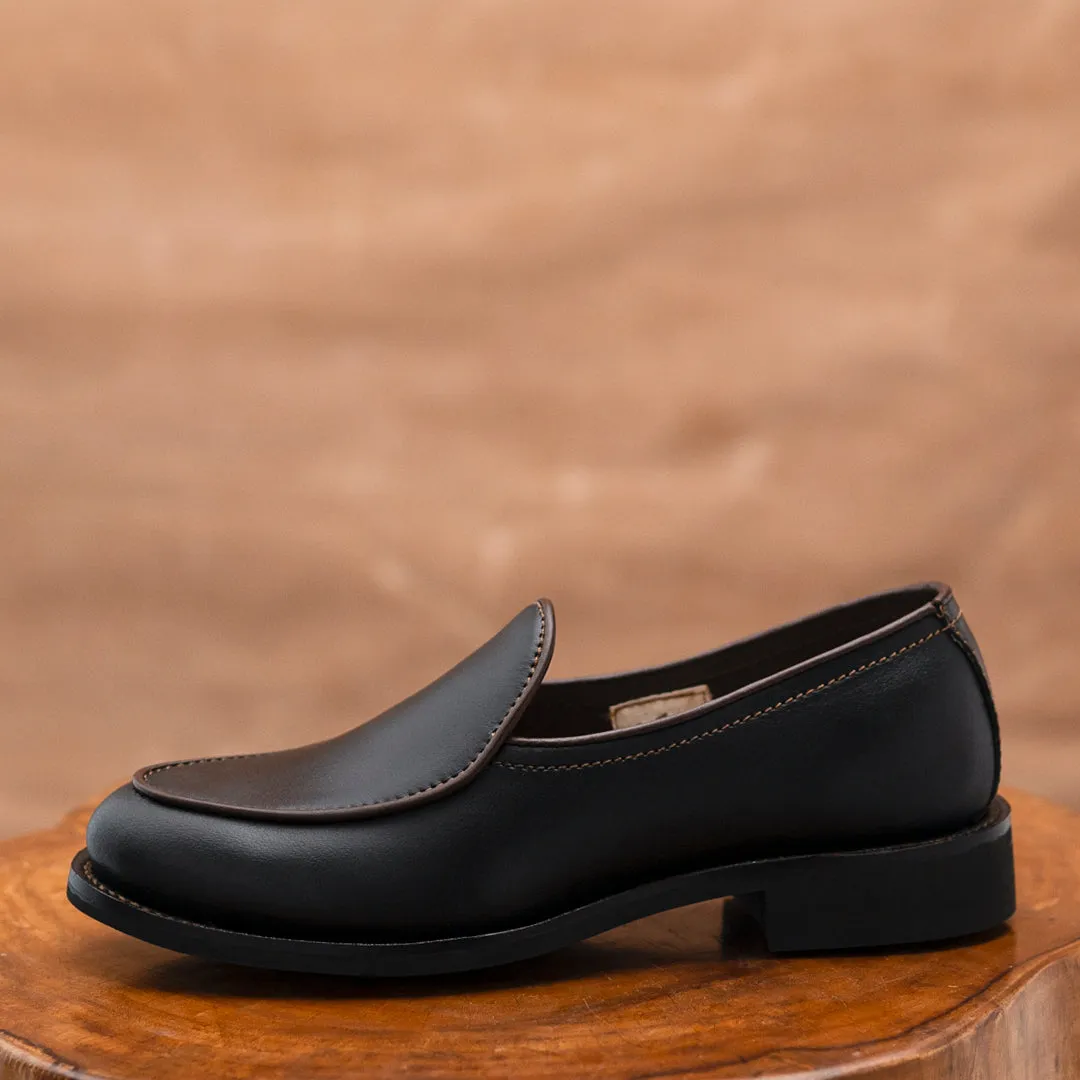 Belgian Loafers (Raven Black) Goodyear Welted sold by Craft and Glory product image thumbnail 4