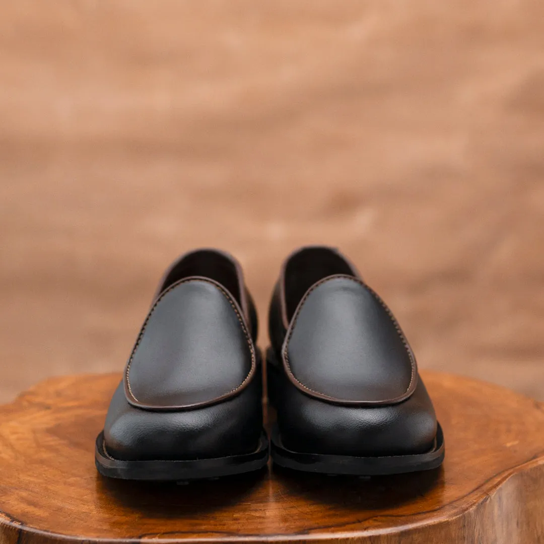 Belgian Loafers (Raven Black) Goodyear Welted sold by Craft and Glory product image thumbnail 3